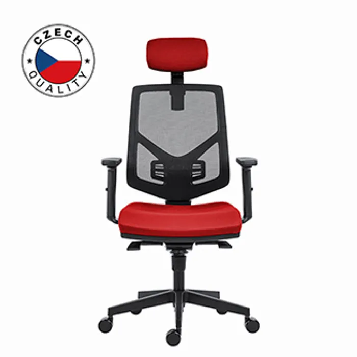Hlavný obrázok produktu Powerton Kancelářské ergonomické křeslo Tina, Červené