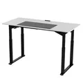 Ďalší obrázok produktu Pracovný stôl, elektricky nastaviteľná výška, biela doska, 160x75 cm, 74-116 cm, UPLIFT, s