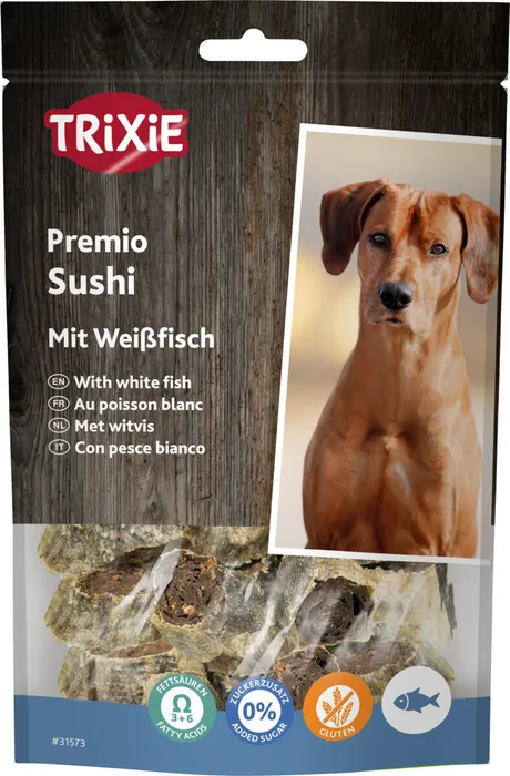 Hlavný obrázok produktu Premio SUSHI ROLLS Light - 100% rybí kolečka 100g