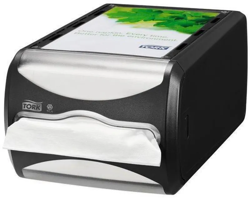 Hlavný obrázok produktu Pultový zásobník na ubrousky Tork Xpressnap N4 černý [1 ks]