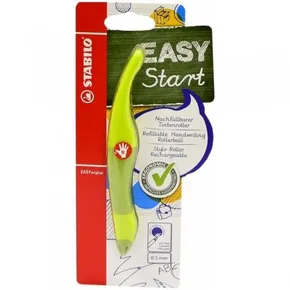 Roller STABILO EasyOriginal Start pre pravákov, zelené telo, modrý atrament, 0,5 mm