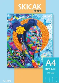 Skicár A4/10 listov EXTRA