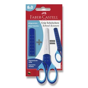 Školské nožnice Faber-Castell modré