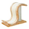 Ďalší obrázok produktu Škrabacia vlna s podestou a valcom 25x39x44cm - hnedá
