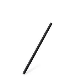 Slamka papierová čierna `JUMBO` priemer 8mm x 20cm [100 ks]