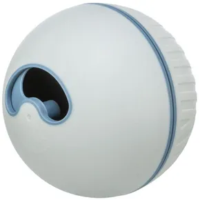 Snack Ball, loptička na maškrty 11 cm, plast, šedá