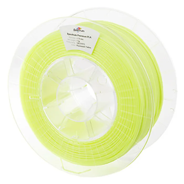 Hlavný obrázok produktu Spectrum 3D filament, Premium PLA, 1,75mm, 1000g, 80017, fluorescent yellow