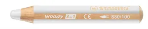 STABILO woody 3 in 1 biela