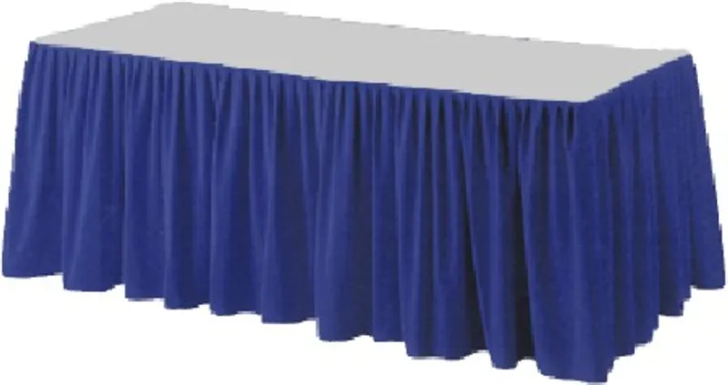 Hlavný obrázok produktu Stolová sukýnka PREMIUM 4 m x 72 cm tmavě modrá [1 ks]