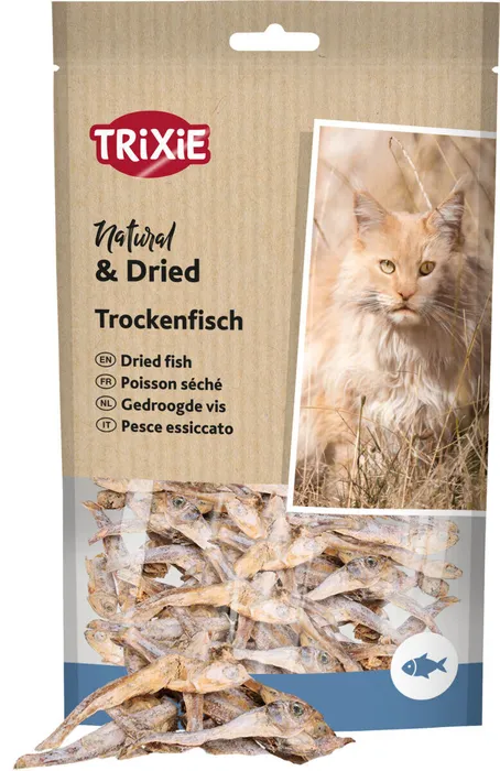 Hlavný obrázok produktu Sušené rybičky, pamlsek pro kočky 50g TRIXIE
