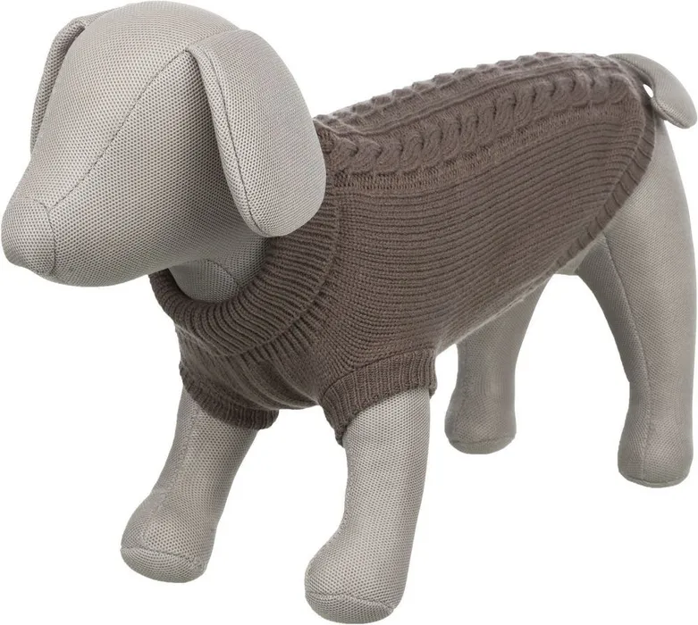 Hlavný obrázok produktu Svetr KENTON hnědošedá L:60cm, hruď:58cm, krk:42cm
