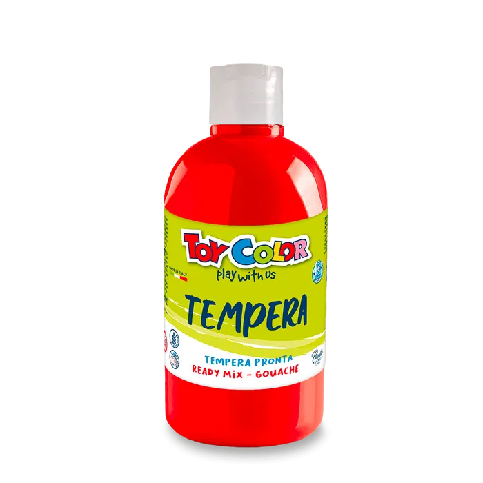 Hlavný obrázok produktu Temperová barva Ready Tempera červená 500 ml