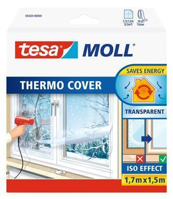 Hlavný obrázok produktu Termoizolační fólie na okna "tesamoll® 5430", 1,5 m x 1,7 m, TESA