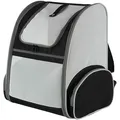 Ďalší obrázok produktu Transportný batoh CHLOE, 39 x 43 x 27 cm, max 8 kg, svetlosivá/čierna