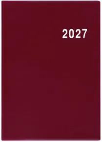 Týždenný diár - Ladislav - PVC - bordó