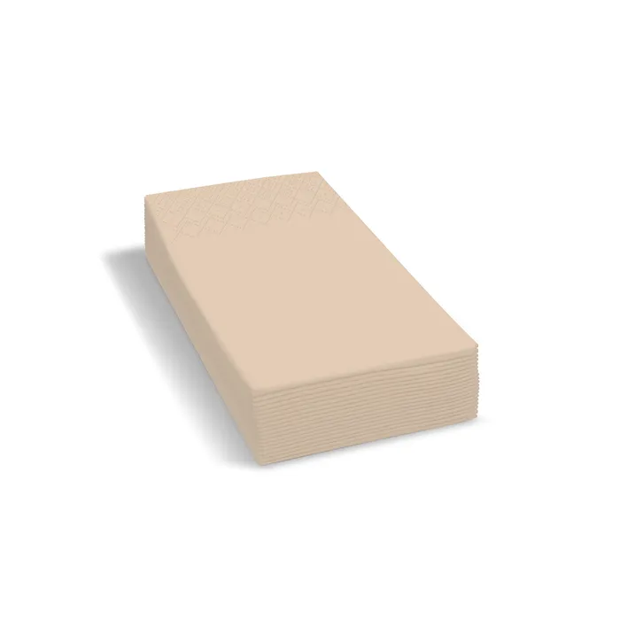Hlavný obrázok produktu Ubrousek (PAP FSC Mix) 1/8 skládání HF 2vrstvý přírodní hnědý 33 x 33 cm [250 ks]