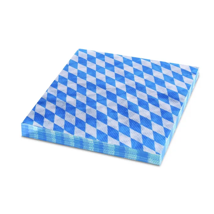 Hlavný obrázok produktu Ubrousky 1-vrstvé, 33 x 33 cm BAVORSKO modré [100 ks]