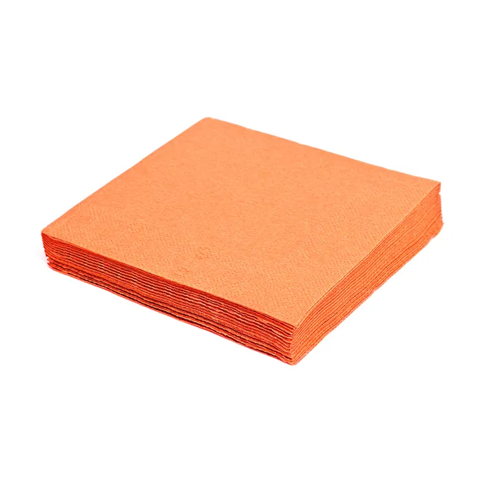 Hlavný obrázok produktu Ubrousky 3-vrstvé, 33 x 33 cm oranžové [250 ks]