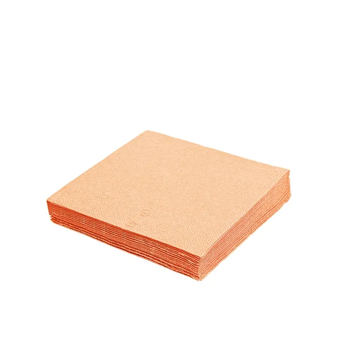 Hlavný obrázok produktu Ubrousky 3-vrstvé, 40 x 40 cm apricot [250 ks]
