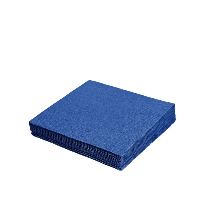 Hlavný obrázok produktu Ubrousky 3-vrstvé, 40 x 40 cm tmavě modré [250 ks]