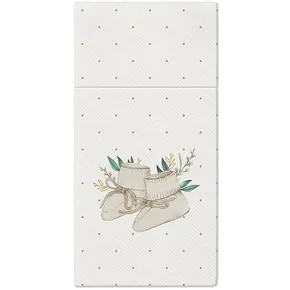 Vrecko na príbory PAW AIRLAID 40x40 cm Hello Baby [25 ks]