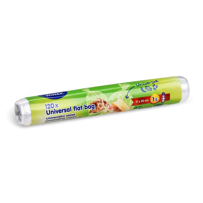 Hlavný obrázok produktu Univerzální sáček (HDPE) transparentní 17 x 25 cm 1L `S` [120 ks]