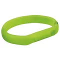 Ďalší obrázok produktu USB svietiaci obojok PLOCHÝ, zelený L-XL: 70 cm/18 mm