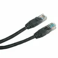 UTP patchcord, Cat.5e, RJ45 M-5m, netienený, čierny, economy