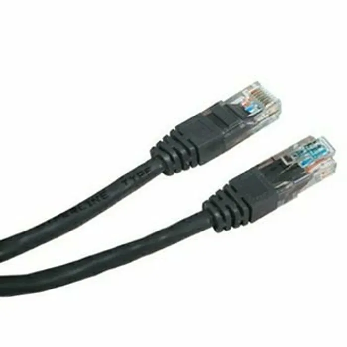 Hlavný obrázok produktu UTP patchcord, Cat.5e, RJ45 M-5m, nestíněný, černý, economy
