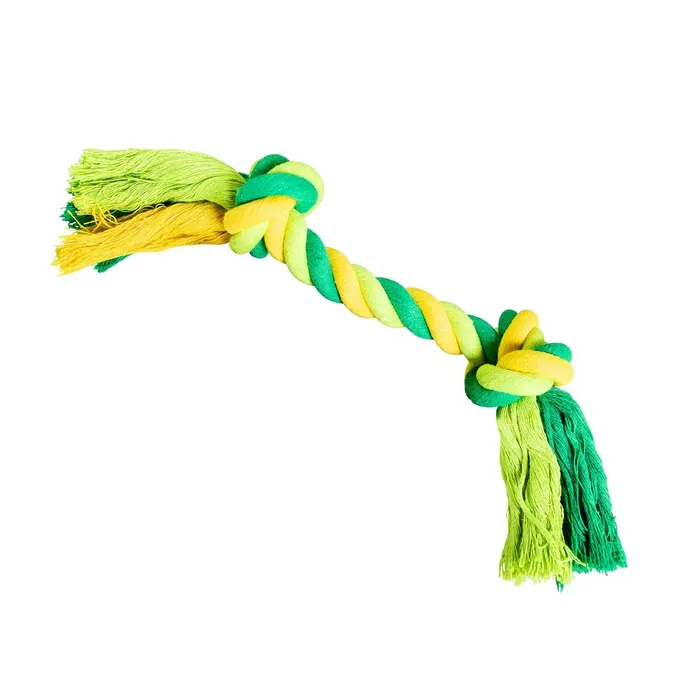 Hlavný obrázok produktu Uzel HipHop bavlněný 2 knoty limetková, zelená 20cm, 55g