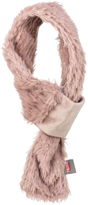 Hlavný obrázok produktu Vánoční hebká šála, plyš, starorůžová50 cm