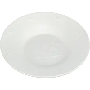Vianočná keramická miska, 0,2 l / Ø 16 cm, biela