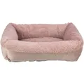 Ďalší obrázok produktu Vianočné sametové lôžko LIVIA Soft s hebkým okrajom, staroružová 100 x 70 cm