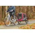 Ďalší obrázok produktu Vozík za bicykel, M: 66 × 74 × 76/136 cm, do 22 kg, šedá/červená