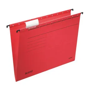 Závesné dosky Leitz ALPHA® typu V, Červená [25 ks]