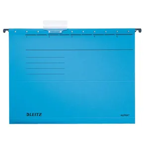 Závesné dosky Leitz ALPHA® typu V, Modrá [25 ks]