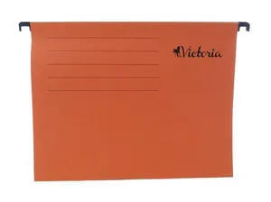 Závesné zakladacie dosky, A4, oranžové, VICTORIA [25 ks]